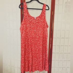 Ditzy Floral Print Sleeveless Dress